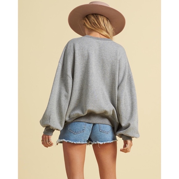 Billabong Gray Jumper Sweatshirt - Picture 3 of 7